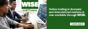 Online trading in domestic and international markets is now available through WISE